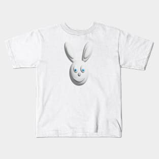 White Bunny Rabbit Kids T-Shirt